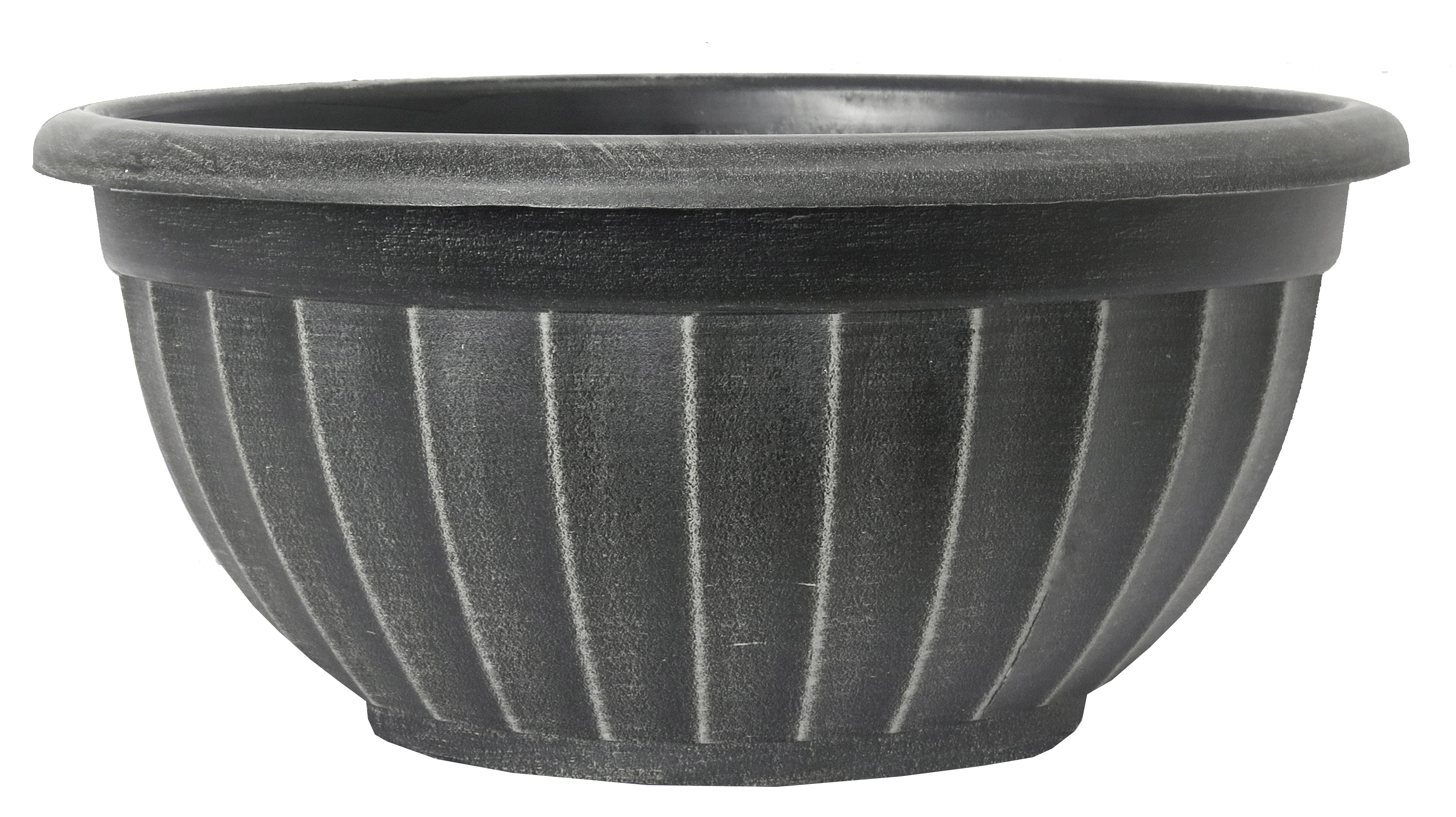 12 Inch Castella Bowl Brushed Chalk - 75 per case - Decorative Planters